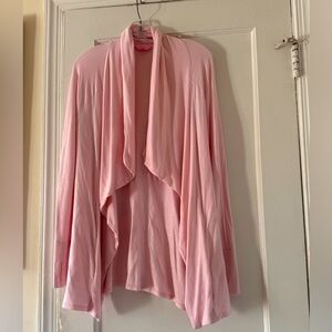 Lilly Pulitzer Open Front Long Sleeves Draped Cardigan
